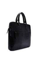 Men's Black Long Strap Briefcase | Derimod Men's Black Long Strap Briefcase | Derimod