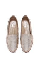 Kadın Bej Deri Comfort Loafer | Derimod Kadın Bej Deri Comfort Loafer | Derimod