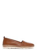 Kadın Taba Deri Comfort Loafer | Derimod Kadın Taba Deri Comfort Loafer | Derimod
