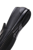 Men's Black Leather Printed Classic Loafer | Derimod Men's Black Leather Printed Classic Loafer | Derimod