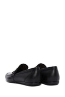Erkek Siyah Deri Tokalı Klasik Loafer | Derimod Erkek Siyah Deri Tokalı Klasik Loafer | Derimod