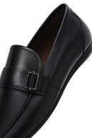 Erkek Siyah Deri Tokalı Klasik Loafer | Derimod Erkek Siyah Deri Tokalı Klasik Loafer | Derimod
