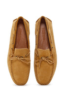 Erkek Sarı Süet Deri Günlük Loafer | Derimod Erkek Sarı Süet Deri Günlük Loafer | Derimod
