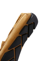 Erkek Sarı Süet Deri Günlük Loafer | Derimod Erkek Sarı Süet Deri Günlük Loafer | Derimod
