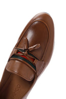 Erkek Taba Deri Püsküllü Klasik Loafer | Derimod Erkek Taba Deri Püsküllü Klasik Loafer | Derimod