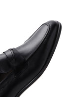 Erkek Siyah Deri Klasik Loafer | Derimod Erkek Siyah Deri Klasik Loafer | Derimod