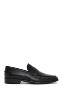 Erkek Siyah Deri Klasik Loafer | Derimod Erkek Siyah Deri Klasik Loafer | Derimod