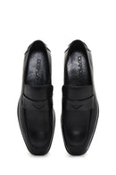 Erkek Siyah Deri Klasik Loafer | Derimod Erkek Siyah Deri Klasik Loafer | Derimod