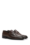 Erkek Kahverengi Deri Klasik Loafer | Derimod Erkek Kahverengi Deri Klasik Loafer | Derimod