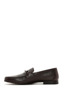 Erkek Kahverengi Deri Tokalı Klasik Loafer | Derimod Erkek Kahverengi Deri Tokalı Klasik Loafer | Derimod