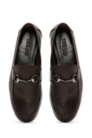 Erkek Kahverengi Deri Tokalı Klasik Loafer | Derimod Erkek Kahverengi Deri Tokalı Klasik Loafer | Derimod