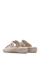 Women's Beige Comfort Slippers | Derimod Women's Beige Comfort Slippers | Derimod