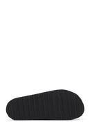 Women's Black Thick Soled Comfort Slippers | Derimod Women's Black Thick Soled Comfort Slippers | Derimod