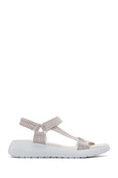 Kadın Bej Comfort Sandalet | Derimod Kadın Bej Comfort Sandalet | Derimod