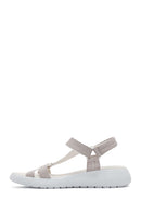Kadın Bej Comfort Sandalet | Derimod Kadın Bej Comfort Sandalet | Derimod