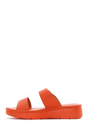 Women's Orange Comfort Slippers | Derimod Women's Orange Comfort Slippers | Derimod