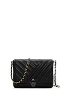 Women's Black Long Chain Strap Crossbody Bag | Derimod Women's Black Long Chain Strap Crossbody Bag | Derimod
