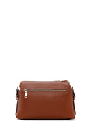 Women's Tan Crocodile Cross Bag | Derimod Women's Tan Crocodile Cross Bag | Derimod