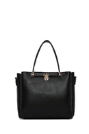 Women's Black Long Strap Shoulder Bag | Derimod Women's Black Long Strap Shoulder Bag | Derimod