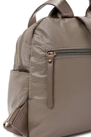 Women's Light Khaki Quilted Backpack | Derimod Women's Light Khaki Quilted Backpack | Derimod