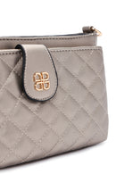 Women's Silver Long Strap Quilted Handbag | Derimod Women's Silver Long Strap Quilted Handbag | Derimod
