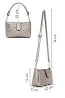 Women's Silver Long Strap Quilted Handbag | Derimod Women's Silver Long Strap Quilted Handbag | Derimod