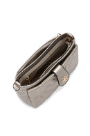 Women's Silver Long Strap Quilted Handbag | Derimod Women's Silver Long Strap Quilted Handbag | Derimod