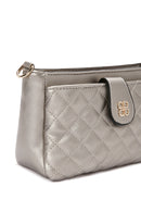 Women's Silver Long Strap Quilted Handbag | Derimod Women's Silver Long Strap Quilted Handbag | Derimod