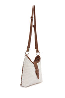 Women's Brown Long Strap Plush Handbag | Derimod Women's Brown Long Strap Plush Handbag | Derimod