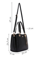 Women's Black Long Strap Shoulder Bag | Derimod Women's Black Long Strap Shoulder Bag | Derimod