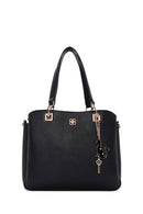 Women's Black Long Strap Shoulder Bag | Derimod Women's Black Long Strap Shoulder Bag | Derimod