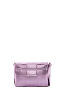 Women's Purple Long Strap Quilted Crossbody Bag | Derimod Women's Purple Long Strap Quilted Crossbody Bag | Derimod