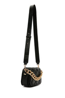 Women's Black Long Strap Quilted Crossbody Bag | Derimod Women's Black Long Strap Quilted Crossbody Bag | Derimod