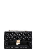 Women's Black Long Strap Quilted Handbag | Derimod Women's Black Long Strap Quilted Handbag | Derimod
