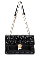 Women's Black Long Strap Quilted Handbag | Derimod Women's Black Long Strap Quilted Handbag | Derimod