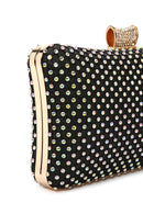 Women's Black Long Chain Strap Stone Handbag | Derimod Women's Black Long Chain Strap Stone Handbag | Derimod