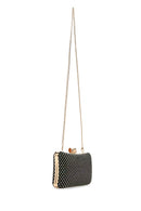 Women's Black Long Chain Strap Stone Handbag | Derimod Women's Black Long Chain Strap Stone Handbag | Derimod