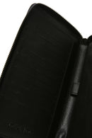 Men's Black Leather Handbag with Phone Compartment | Derimod Men's Black Leather Handbag with Phone Compartment | Derimod