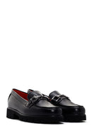 Derimod Gritti Kadın Siyah Deri Klasik Loafer | Derimod Derimod Gritti Kadın Siyah Deri Klasik Loafer | Derimod