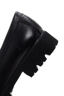 Derimod Gritti Kadın Siyah Deri Klasik Loafer | Derimod Derimod Gritti Kadın Siyah Deri Klasik Loafer | Derimod
