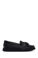 Kadın Siyah Deri Comfort Loafer | Derimod Kadın Siyah Deri Comfort Loafer | Derimod