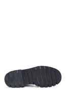 Women's Black Thick Soled Leather Boots | Derimod Women's Black Thick Soled Leather Boots | Derimod
