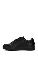 Kadın Siyah Deri Sneaker | Derimod Kadın Siyah Deri Sneaker | Derimod
