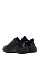 Kadın Siyah Deri Sneaker | Derimod Kadın Siyah Deri Sneaker | Derimod