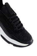 Kadın Siyah Kalın Tabanlı Sneaker | Derimod Kadın Siyah Kalın Tabanlı Sneaker | Derimod