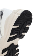 Women's White Thick Soled Sneaker | Derimod Women's White Thick Soled Sneaker | Derimod
