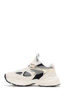 Women's Beige Thick Soled Sneaker | Derimod Women's Beige Thick Soled Sneaker | Derimod