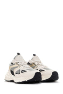 Women's Beige Thick Soled Sneaker | Derimod Women's Beige Thick Soled Sneaker | Derimod
