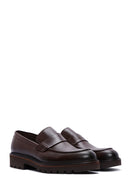Men's Brown Leather Casual Loafer | Derimod Men's Brown Leather Casual Loafer | Derimod