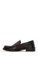Erkek Kahverengi Deri Klasik Loafer | Derimod Erkek Kahverengi Deri Klasik Loafer | Derimod